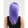 HarmonyAura Lila Renk Uzun Düz Parti Peruğu