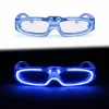 HarmonyAura Mavi LED Işıklı Parti Gözlüğü 3 Modlu – Glow & Gece Eğlence Gözlüğü