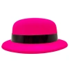HarmonyAura Neon Partisi Pembe Renk Melon Plastik Parti Şapkası