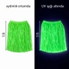 HarmonyAura Neon Yeşil Hawaii Parti Eteği 40 cm