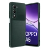 HarmonyAura Oppo A5 4G Auto Focus Karbon Kapak - Koyu Yeşil