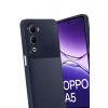 HarmonyAura Oppo A5 4G Auto Focus Karbon Kapak - Lacivert