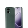 HarmonyAura Oppo A6 Pro 4G Auto Focus Karbon Kapak - Koyu Yeşil