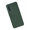 HarmonyAura  Oppo A74 4g Kılıf Nano Içi Kadife Silikon - Koyu Yeşil