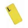 HarmonyAura  Oppo A74 4g Kılıf Nano Içi Kadife Silikon - Sarı