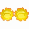 HarmonyAura Papatya Şekilli Turuncu Sarı Renkli Hawaii Konsept Parti Gözlüğü 15x7 cm