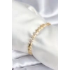 HarmonyAura Pirinç Gold Renk Yıldız Model Kadın Bileklik
