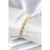 HarmonyAura Pirinç Gold Renk Yıldız Model Kadın Bileklik