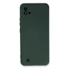 HarmonyAura  Realme C11 2021 Kılıf Nano Içi Kadife Silikon - Koyu Yeşil