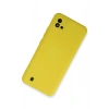 HarmonyAura  Realme C11 2021 Kılıf Nano Içi Kadife Silikon - Sarı