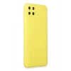 HarmonyAura  Realme C11 Kılıf Nano Içi Kadife Silikon - Sarı