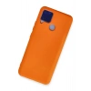 HarmonyAura  Realme C15 Kılıf Nano Içi Kadife Silikon - Turuncu