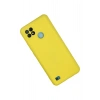 HarmonyAura  Realme C21 Kılıf Nano Içi Kadife Silikon - Sarı