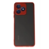 HarmonyAura  Realme C53 Kılıf Montreal Silikon Kapak - Kırmızı