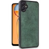 HarmonyAura  Samsung Galaxy A05 Kılıf Aras Deri Kapak - Koyu Yeşil
