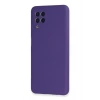 HarmonyAura  Samsung Galaxy A22 Kılıf Nano Içi Kadife Silikon - Mor