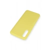 HarmonyAura  Samsung Galaxy A70 Kılıf Nano Içi Kadife Silikon - Sarı