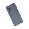 HarmonyAura  Samsung Galaxy A72 Kılıf Nano Içi Kadife Silikon - Gri