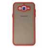 HarmonyAura  Samsung Galaxy J7 Kılıf Montreal Silikon Kapak - Kırmızı