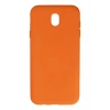HarmonyAura  Samsung Galaxy J7 Pro / J730 Kılıf Nano Içi Kadife Silikon - Turuncu