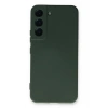 HarmonyAura  Samsung Galaxy S23 Kılıf Nano Içi Kadife Silikon - Koyu Yeşil