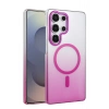 HarmonyAura Samsung Galaxy S23 Ultra Glossy Magsafe Kapak - Mor