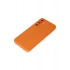 HarmonyAura  Samsung Galaxy S24 Kılıf Nano Içi Kadife Silikon - Turuncu