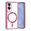 HarmonyAura Samsung Galaxy S25 Edge Kross Magneticsafe Kapak - Rose