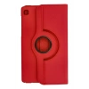 HarmonyAura  Samsung Galaxy T220 Tab A7 Lite 8.7 Kılıf 360 Tablet Deri Kılıf - Kırmızı