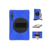 HarmonyAura  Samsung Galaxy T737 Tab S7 Fe 12.4 Kılıf Amazing Tablet Kapak - Mavi