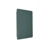 HarmonyAura  Samsung Galaxy T737 Tab S7 Fe 12.4 Kılıf Kalemlikli Mars Tablet Kılıfı - Koyu Yeşil