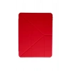 HarmonyAura  Samsung Galaxy X200 Tab A8 10.5 Kılıf Kalemlikli Mars Tablet Kılıfı - Kırmızı