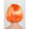 HarmonyAura Turuncu Renk Parti Peruğu Küt Saç