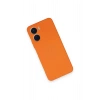 HarmonyAura  Vivo Y16 Kılıf Nano Içi Kadife Silikon - Turuncu