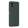 HarmonyAura  Vivo Y53s Kılıf Nano Içi Kadife Silikon - Koyu Yeşil