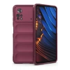 HarmonyAura  Xiaomi Poco X4 Pro 5g Kılıf Optimum Silikon - Bordo