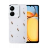 HarmonyAura Xiaomi Redmi 13C Fiyonk Desenli Kapak - Desen 6