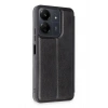 HarmonyAura  Xiaomi Redmi 13c Kılıf Flip Cover - Siyah