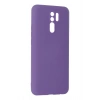 HarmonyAura  Xiaomi Redmi 9 Kılıf Nano Içi Kadife Silikon - Mor