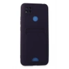 HarmonyAura  Xiaomi Redmi 9c Kılıf Kelvin Kartvizitli Silikon - Derin Mor