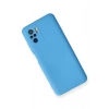 HarmonyAura  Xiaomi Redmi Note 10 Kılıf Nano Içi Kadife Silikon - Mavi