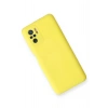 HarmonyAura  Xiaomi Redmi Note 10 Kılıf Nano Içi Kadife Silikon - Sarı