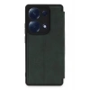 HarmonyAura  Xiaomi Redmi Note 13 Pro 4g Kılıf Flip Cover - Koyu Yeşil