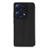 HarmonyAura  Xiaomi Redmi Note 13 Pro 4g Kılıf Flip Cover - Siyah
