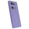 HarmonyAura Xiaomi Redmi Note 13 Pro 4G Regal Magsafe Standlı Kapak - Lila