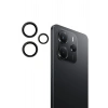 HarmonyAura Xiaomi Redmi Note 14 4G PVD Metal Kamera Lens - Siyah