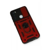 HarmonyAura  Xiaomi Redmi Note 8 Kılıf Pars Lens Yüzüklü Silikon - Kırmızı