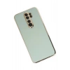 HarmonyAura  Xiaomi Redmi Note 8 Pro Kılıf Volet Silikon - Açık Yeşil