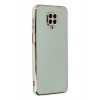 HarmonyAura  Xiaomi Redmi Note 9 Pro Kılıf Volet Silikon - Açık Yeşil