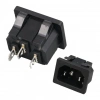IC-212B C14 Power Soket Erkek Kulaksız As-04